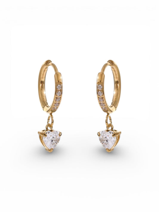 Crystal Hoop Earrings