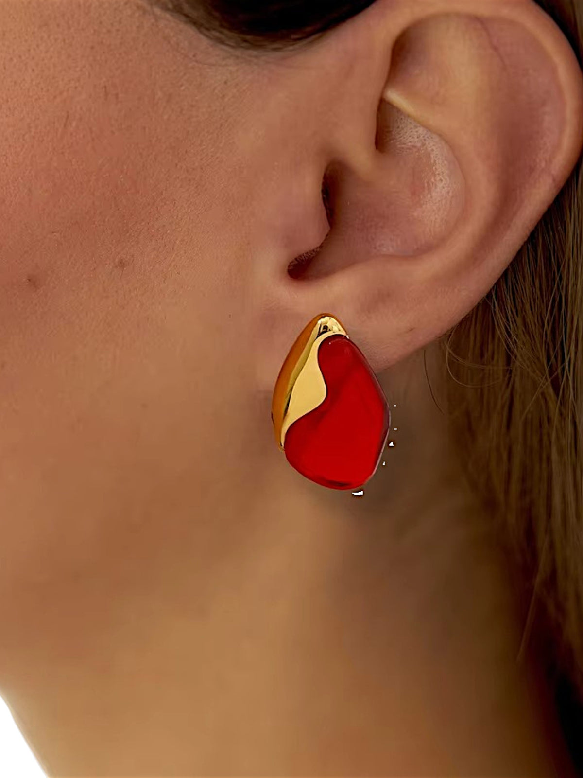 Enamel Accent Earrings