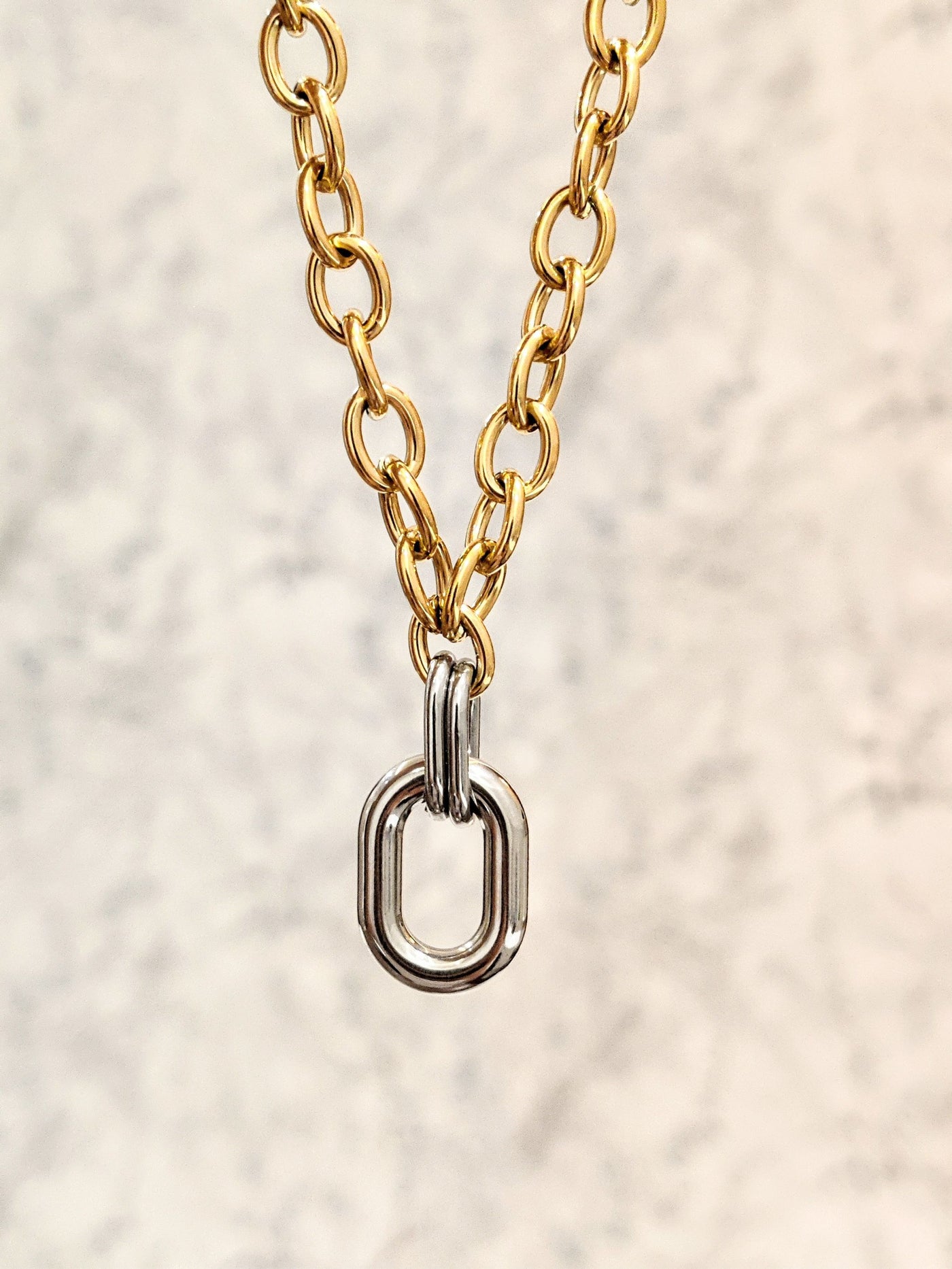 Two Toned Chain Necklace