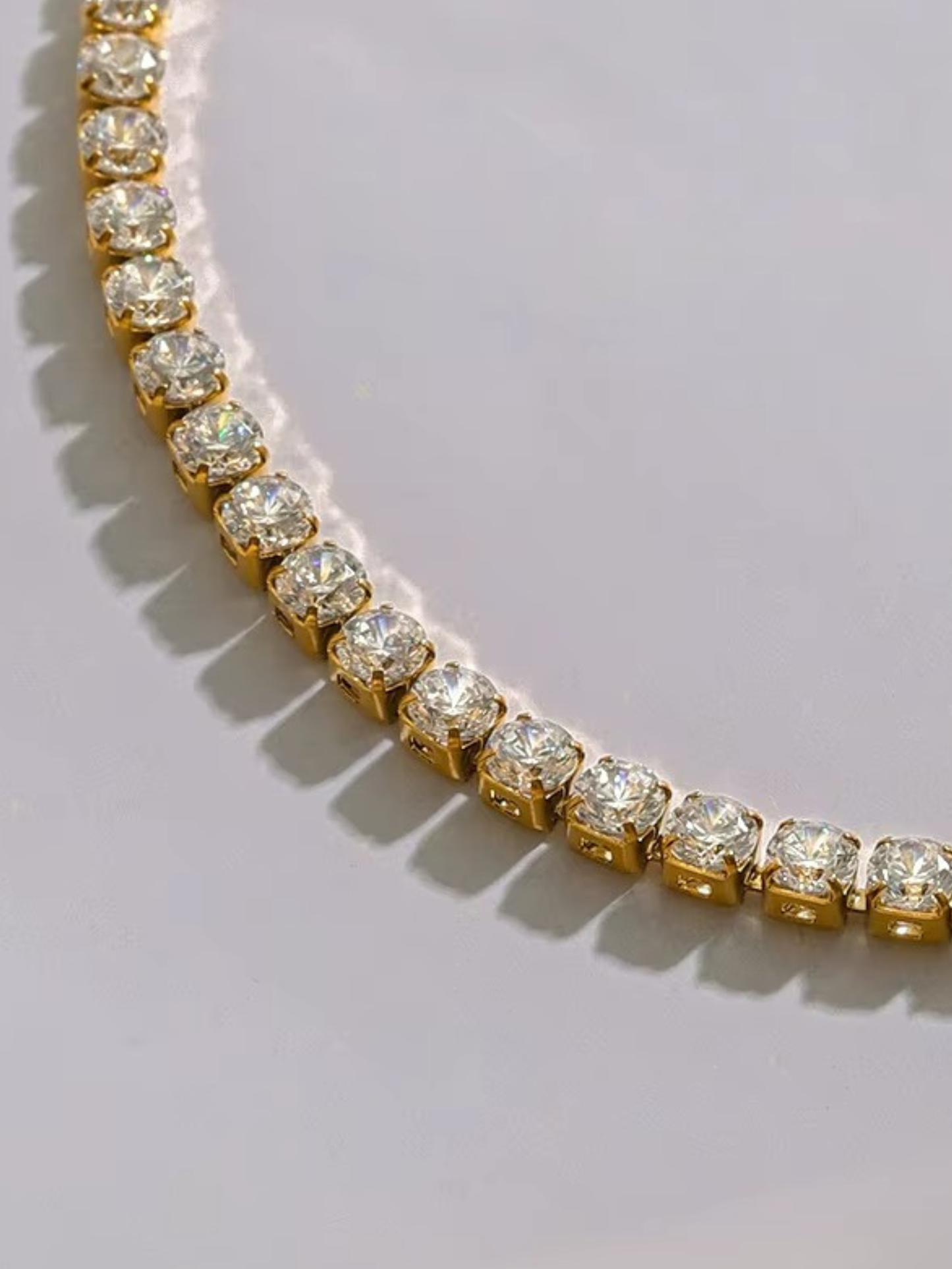 Sparkly Tennis Necklace