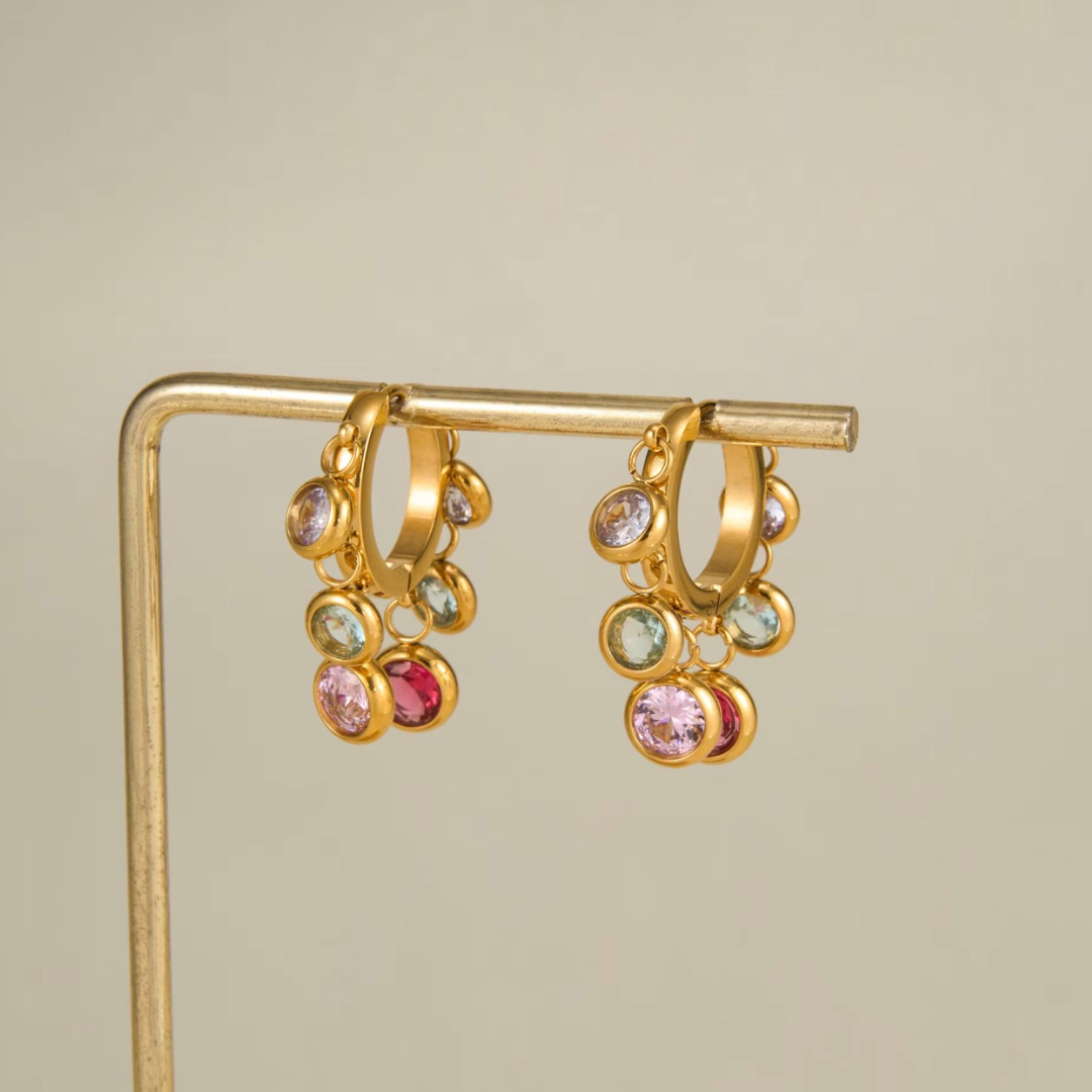 Multicolour Charm Earrings