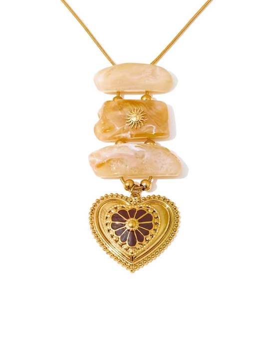Heart Relic Pendant Necklace