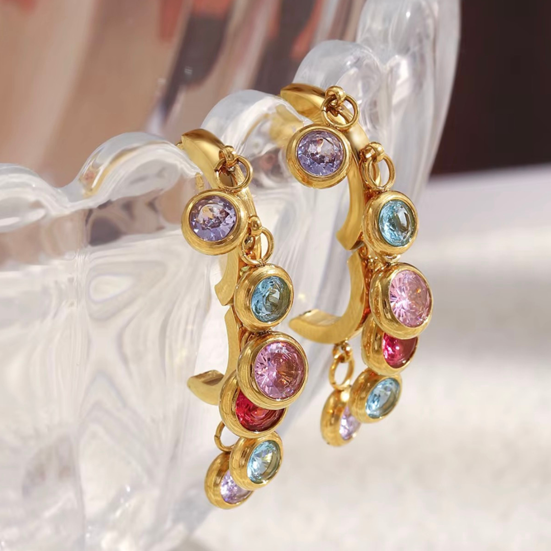 Multicolour Charm Earrings