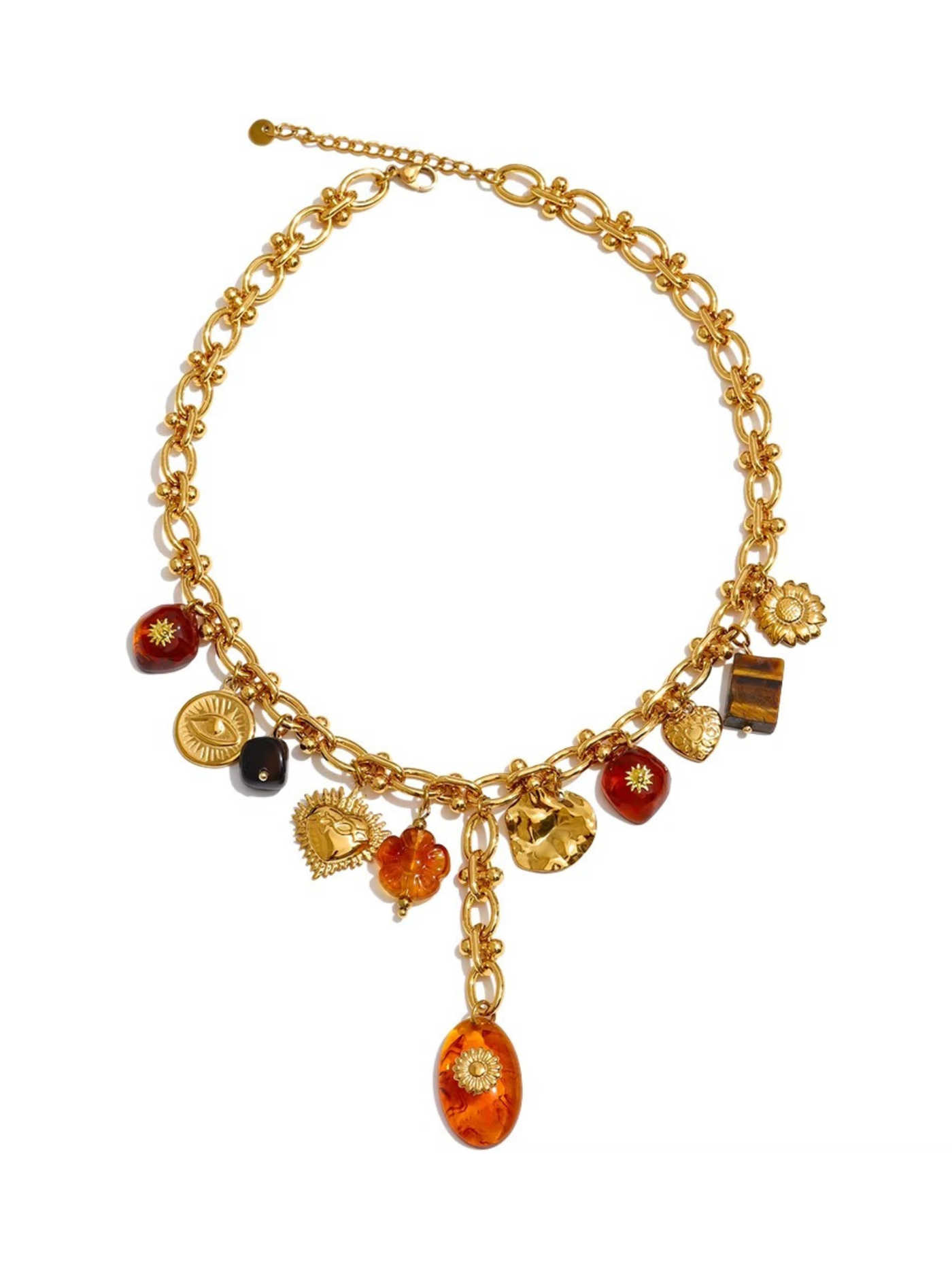 Amber Soul Chunky Necklace
