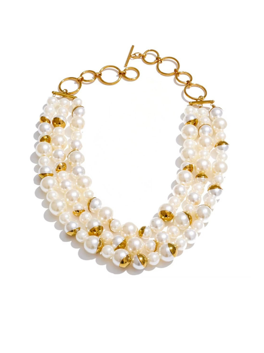 Pearl Radiance Statement Necklace