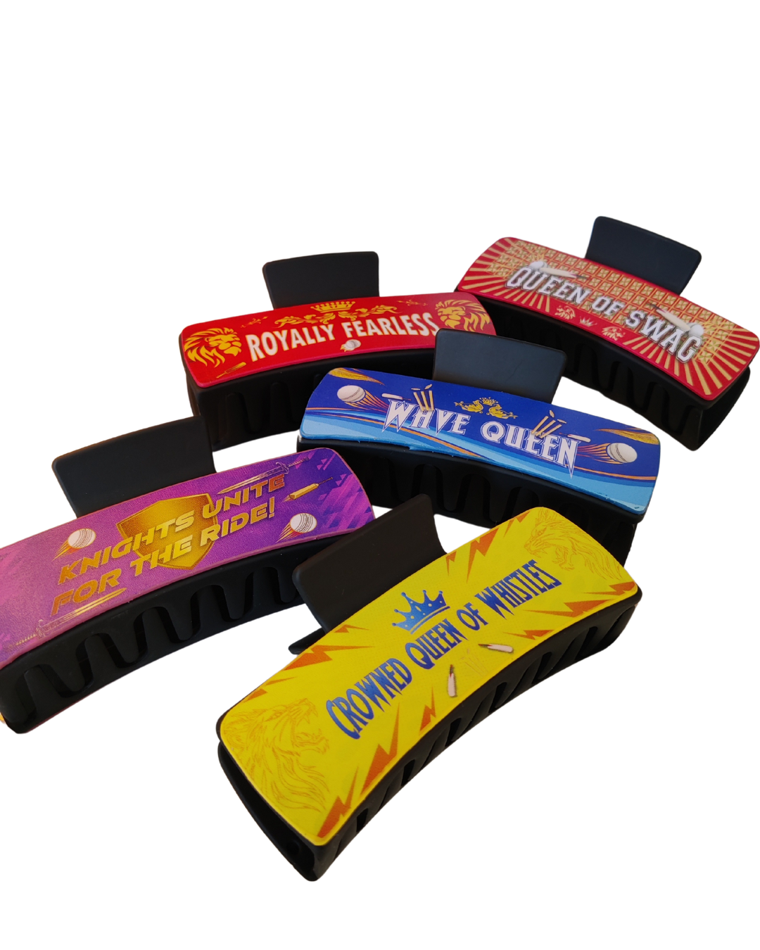 Kolkata Cricket Fans - Claw Clip for Girls
