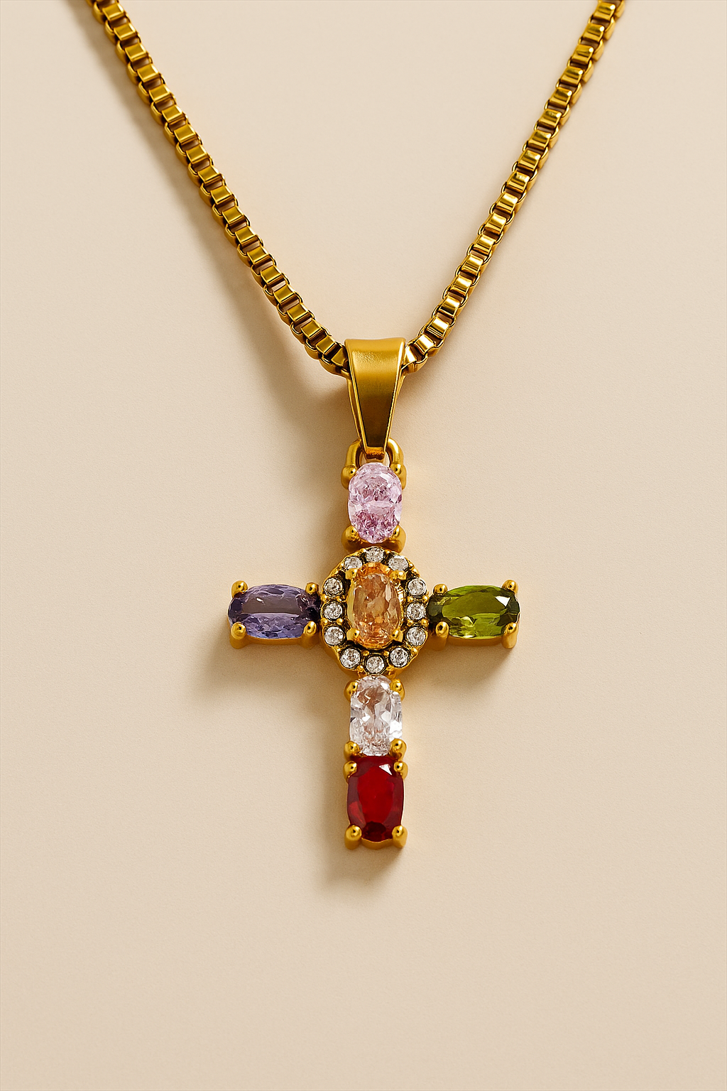 Cross Of Light Necklace