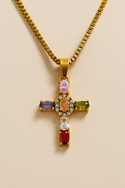 Cross Of Light Necklace