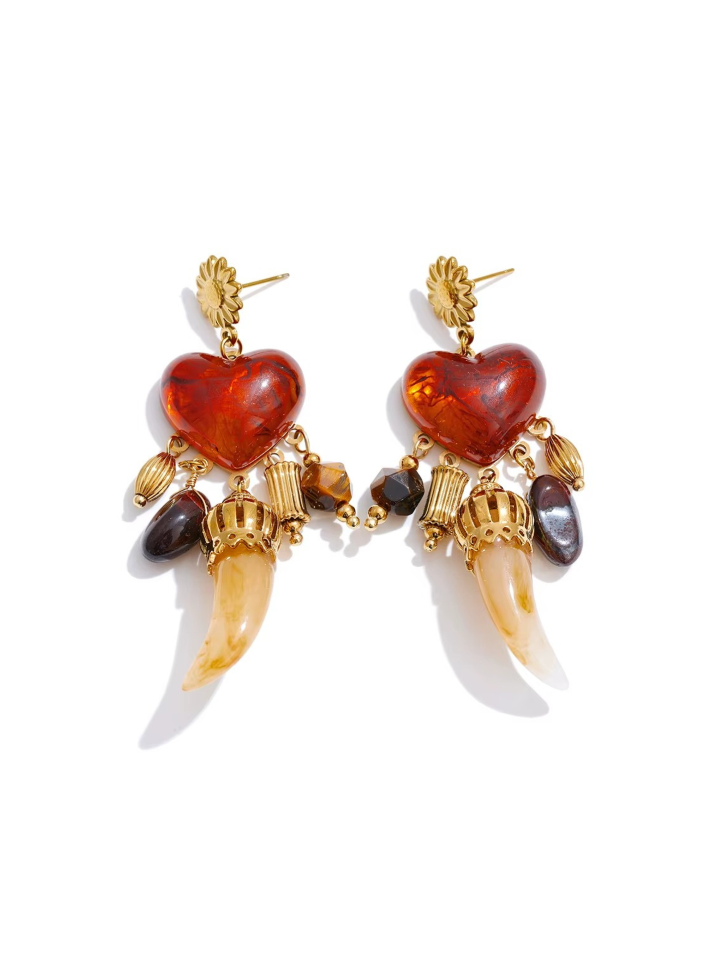 Sacred Heart Statement Earrings
