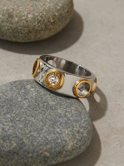 Cosmos Two Toned Ring