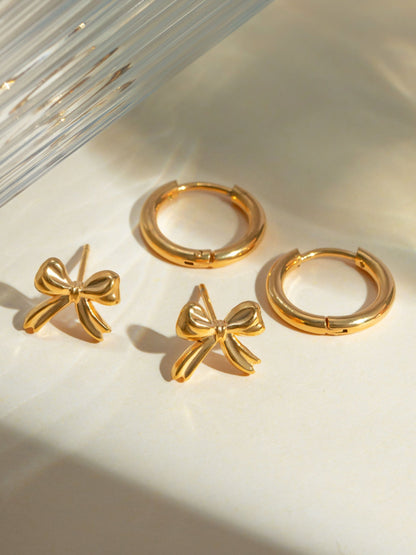 Bow Set of 2 Earrings