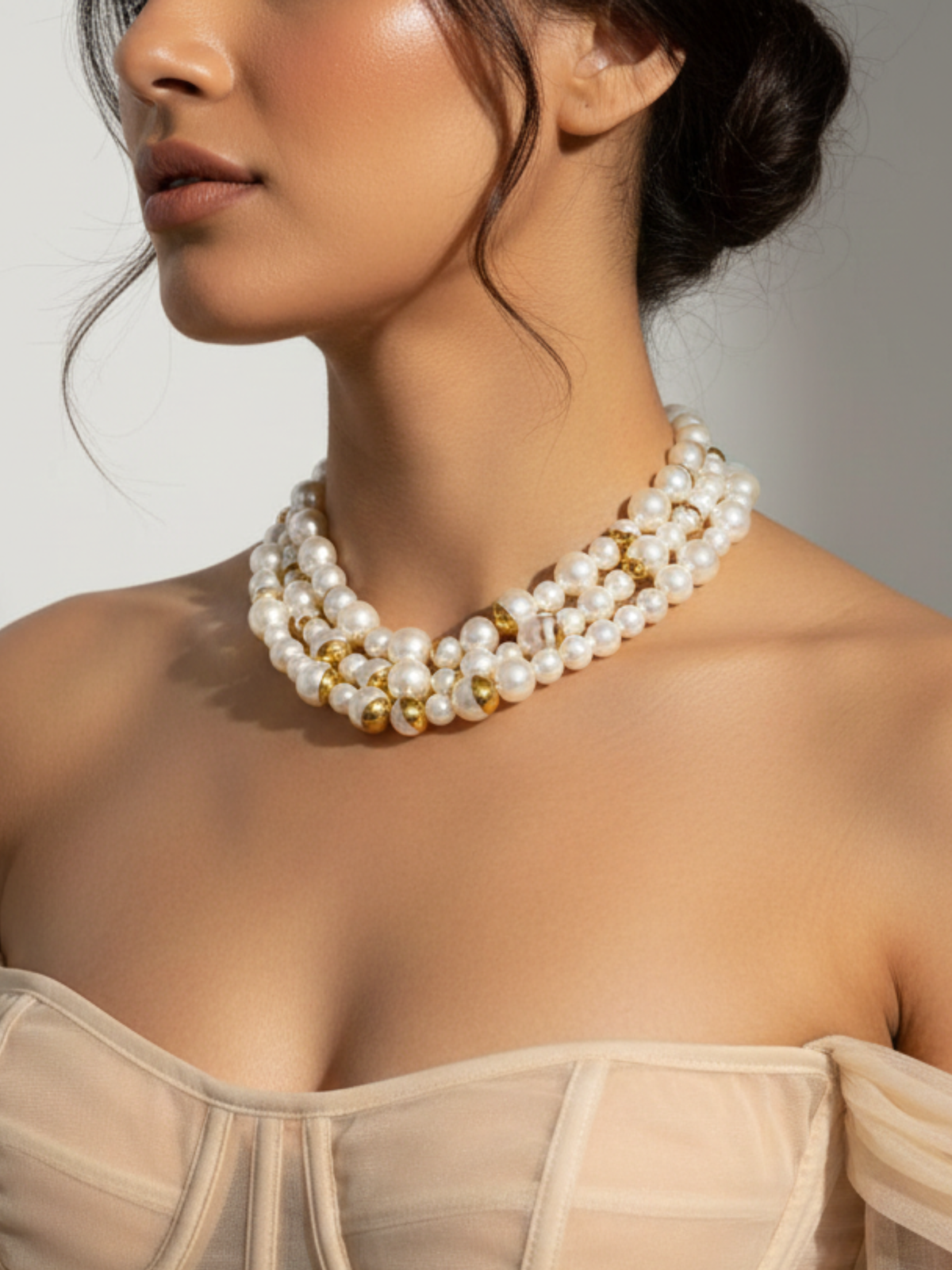 Pearl Radiance Statement Necklace