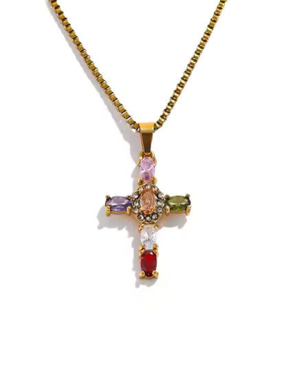 Cross Of Light Necklace