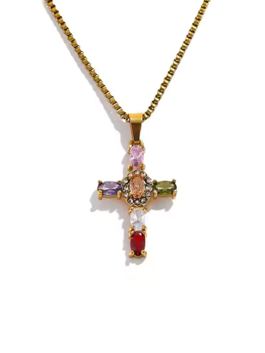 Cross Of Light Necklace