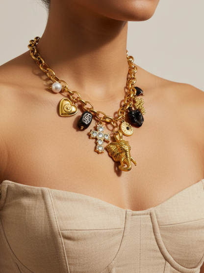 Iconic Elephant Charm Necklace