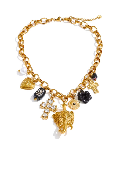 Iconic Elephant Charm Necklace