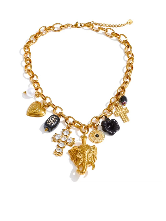 Iconic Elephant Charm Necklace