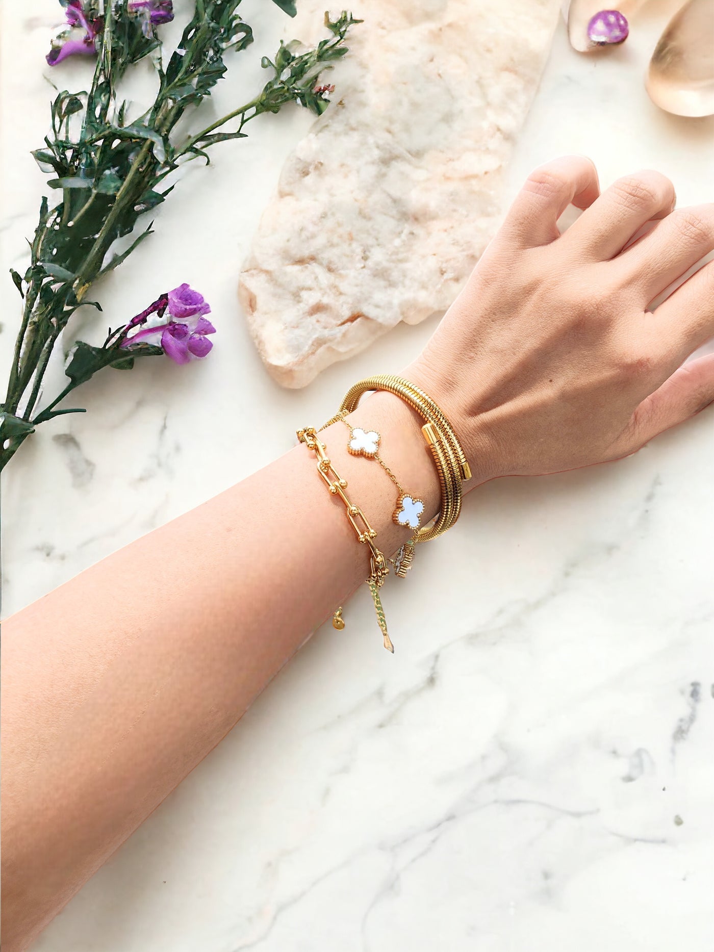 Clover Trio Bracelet Set