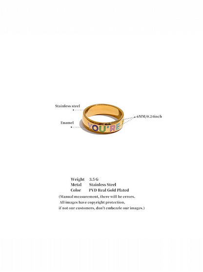 You Are Perfect Ring