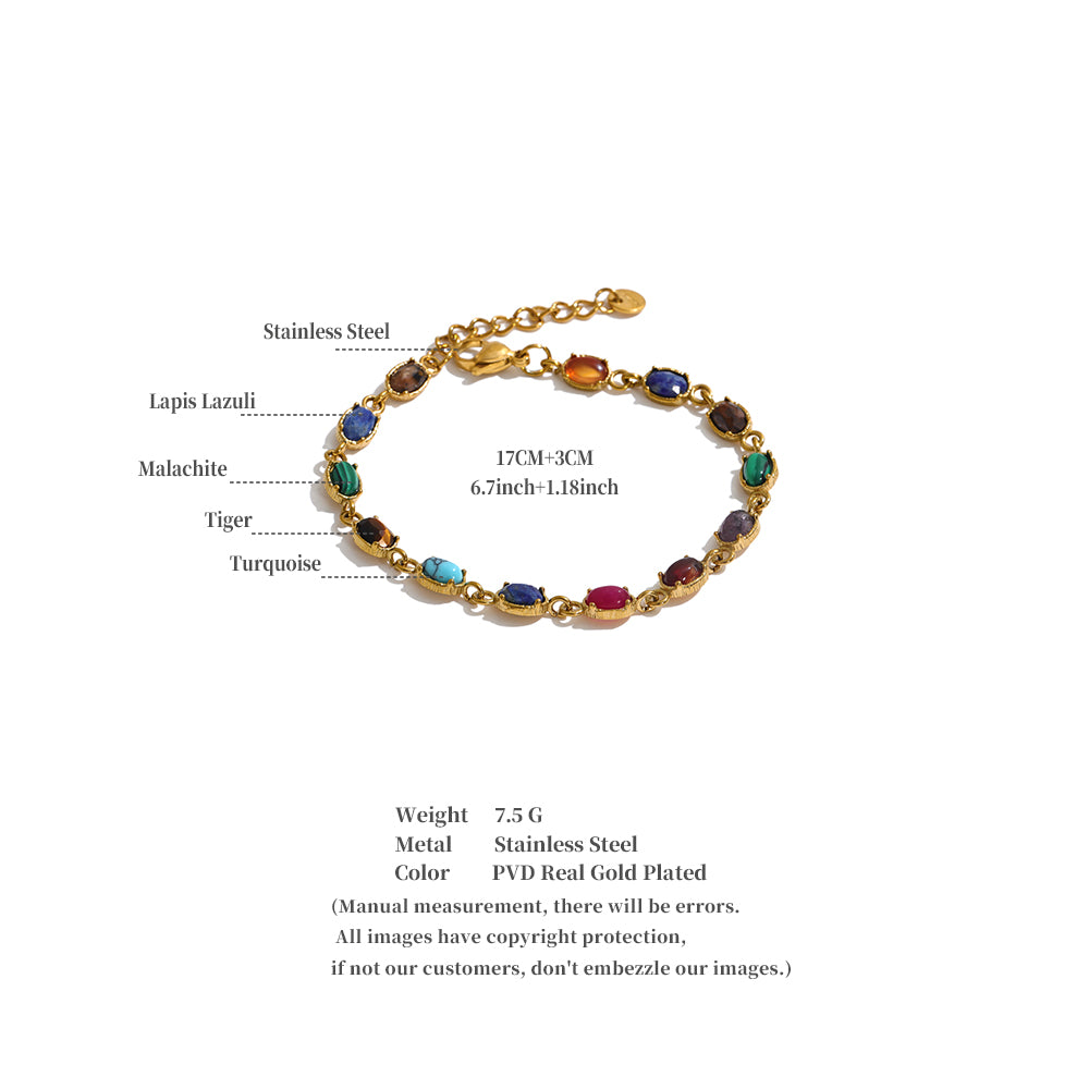 Four Elements Gemstone Bracelet
