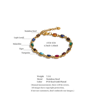 Four Elements Gemstone Bracelet
