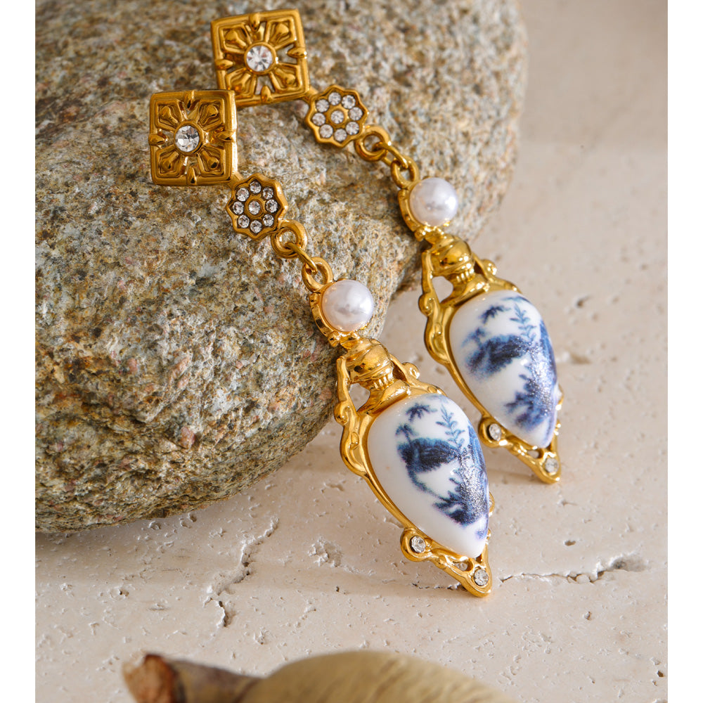 Imperial Blue Charm Necklace
