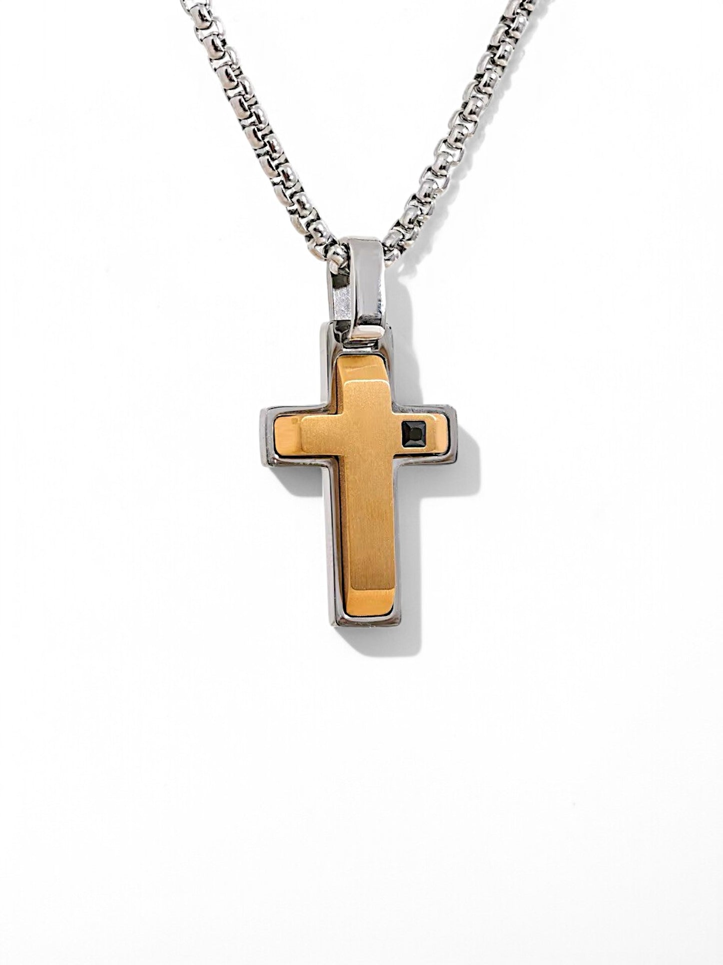 Men's Cross Pendant Necklace