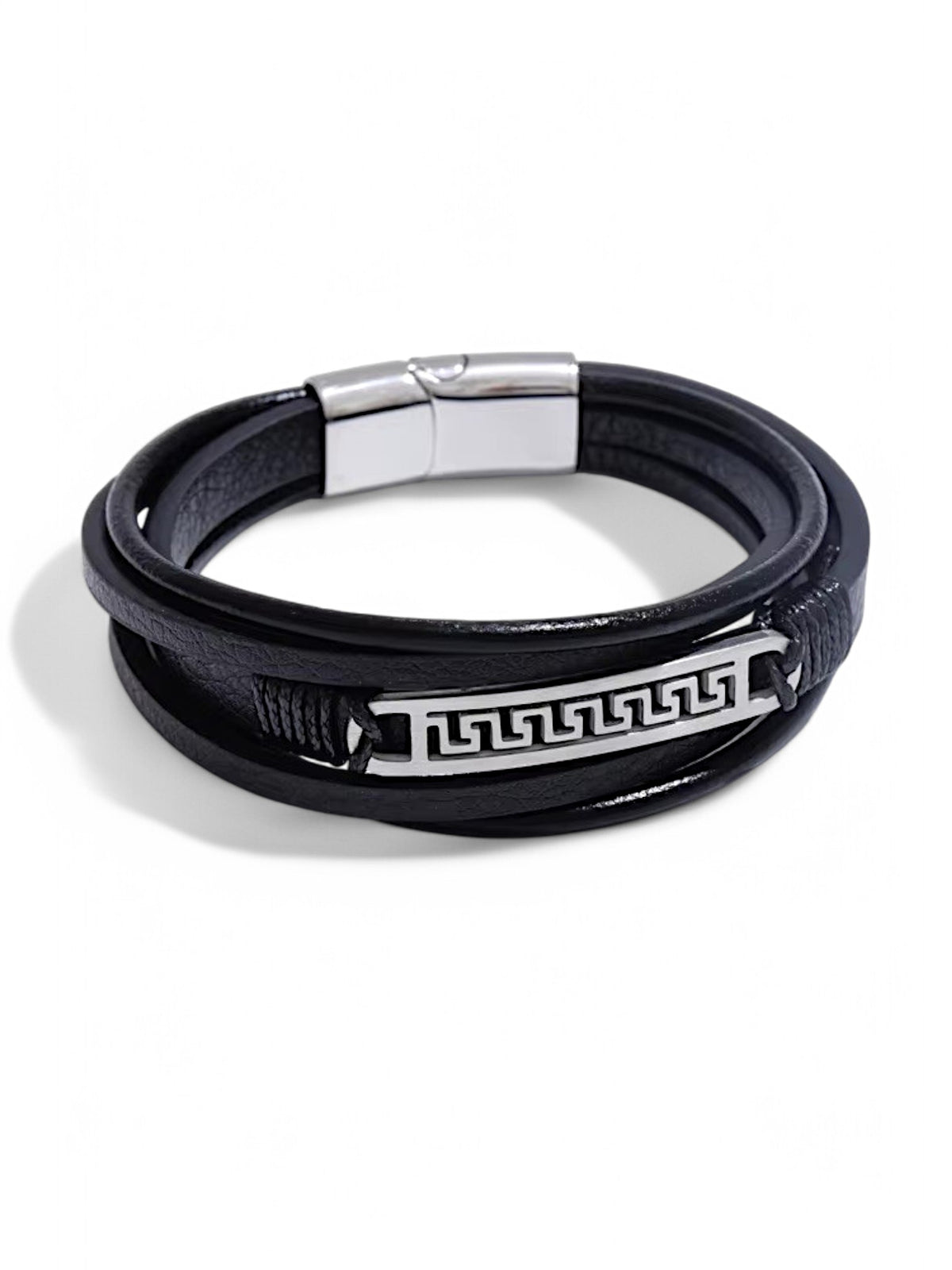 Leo Men's Leather Bracelet