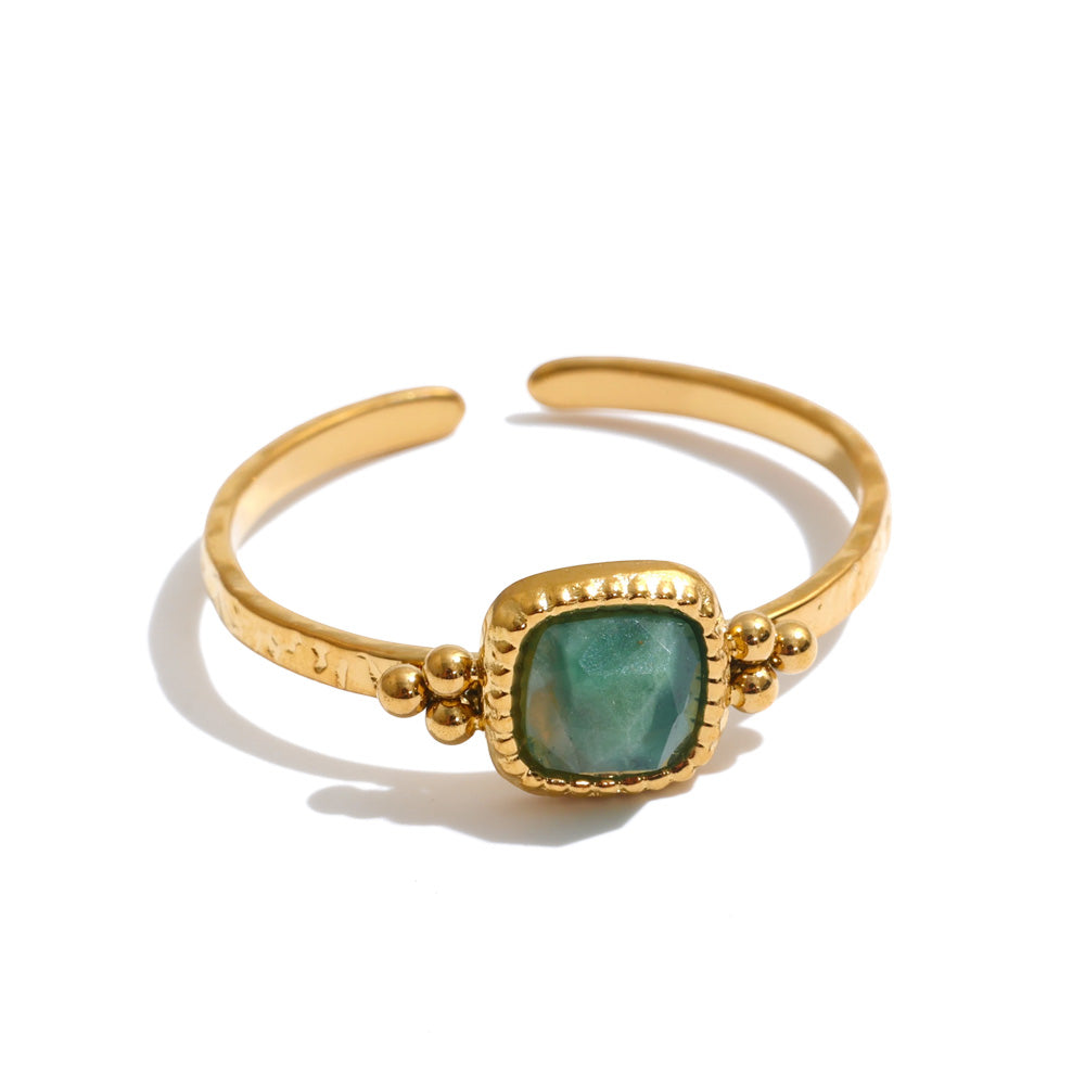 African Jade Victorian Lucky Charm Set