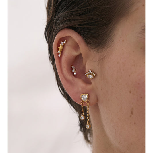 Luna Spark Cartilage Piercing Stud