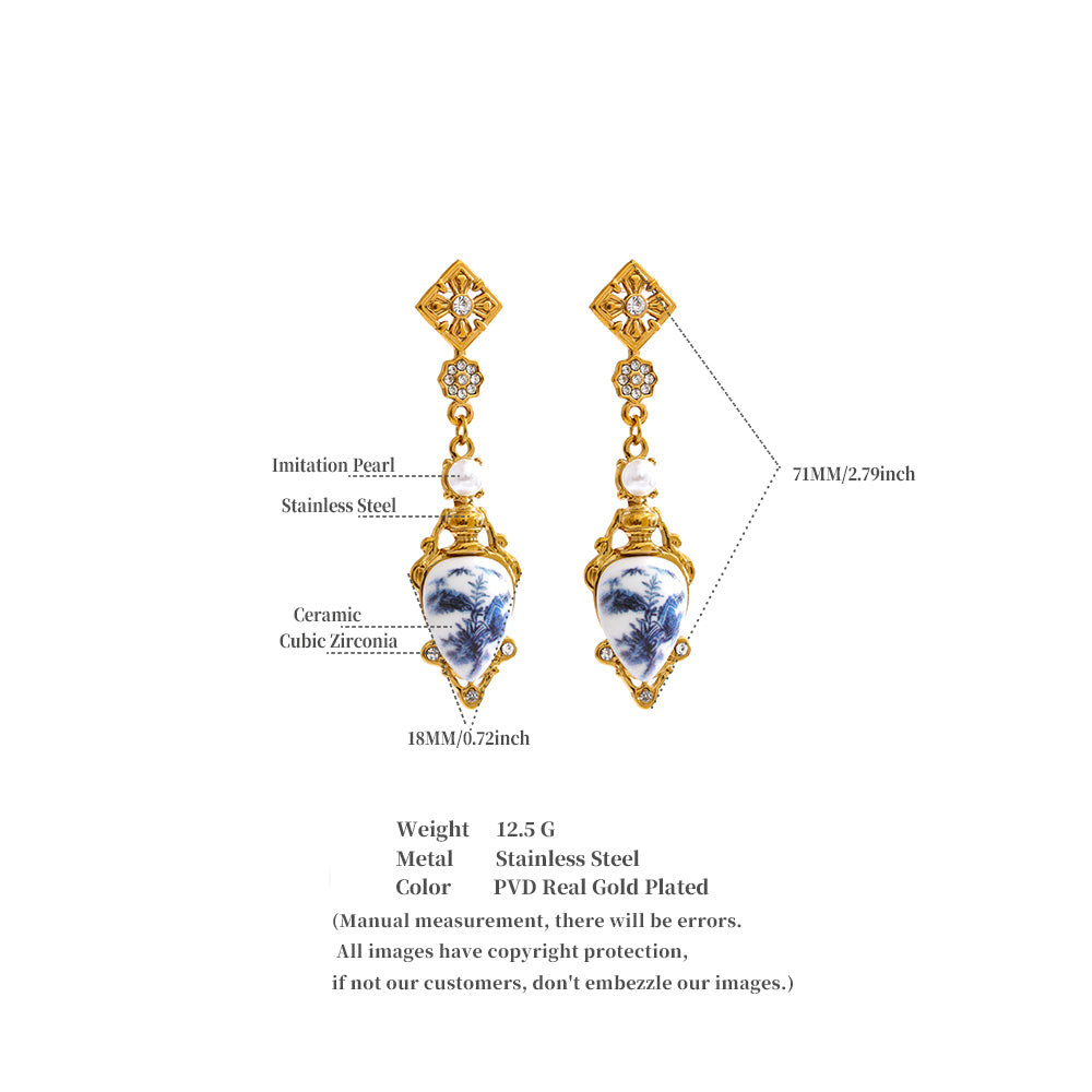 Imperial Blue Charm Necklace