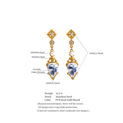 Imperial Blue Charm Necklace