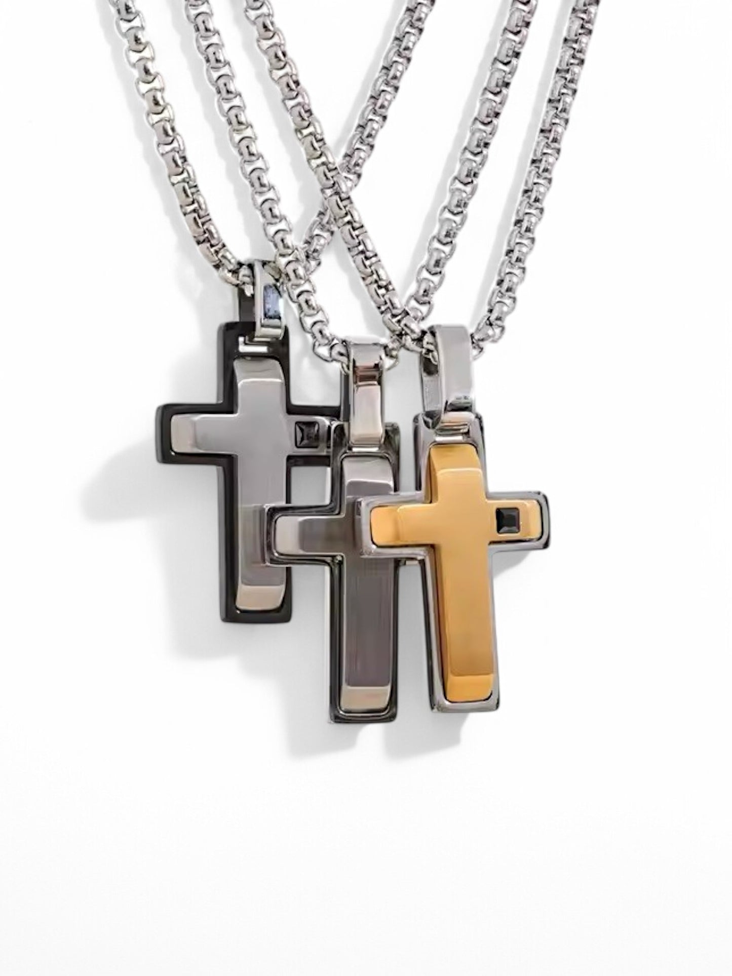 Men's Cross Pendant Necklace