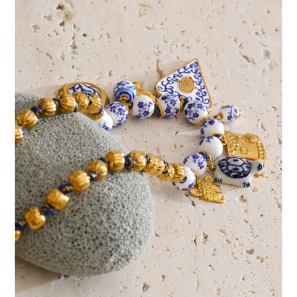 Imperial Blue Charm Necklace