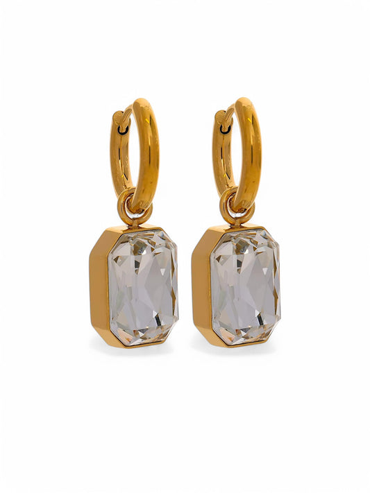 Green Stone Earrings