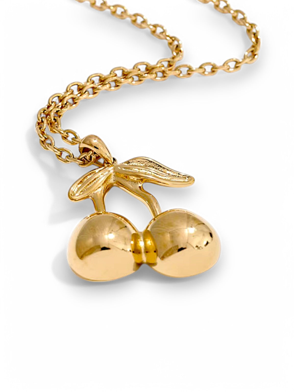 Cherry Necklace & Earrings Set