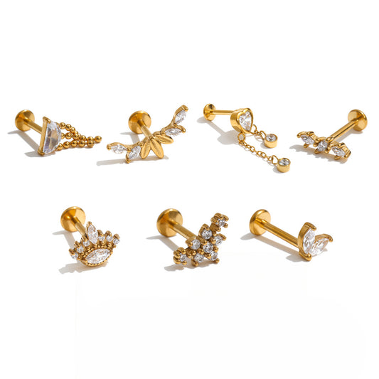Luna Spark Cartilage Piercing Stud