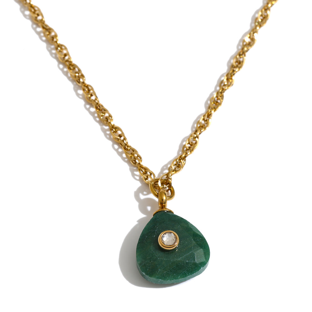 African Jade Victorian Lucky Charm Set