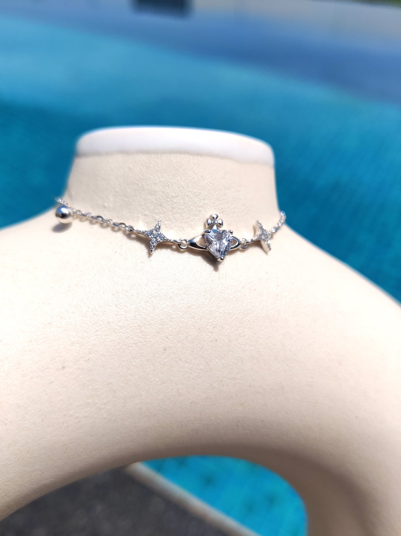 Charm Heart Silver Bracelet