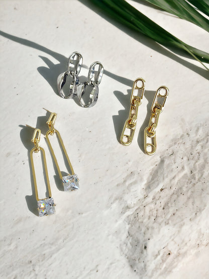 Fiona set of three earrings