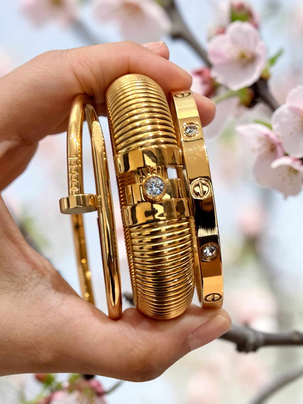 Statement Trio Bracelet Set