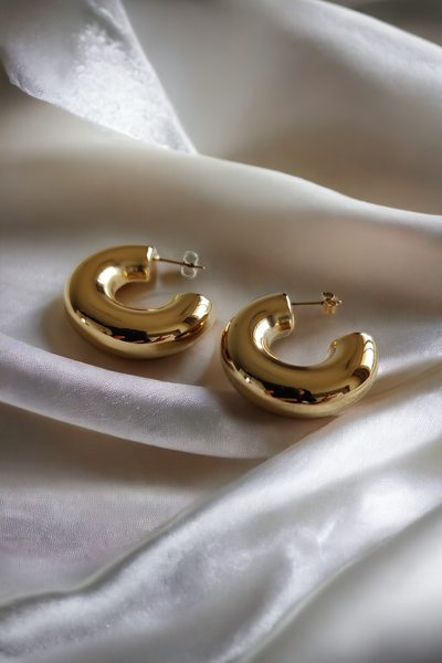 Bora Gold Hoops