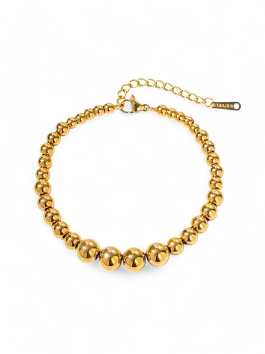 Gold Beaded Bracelet
