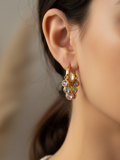 Multicolour Charm Earrings