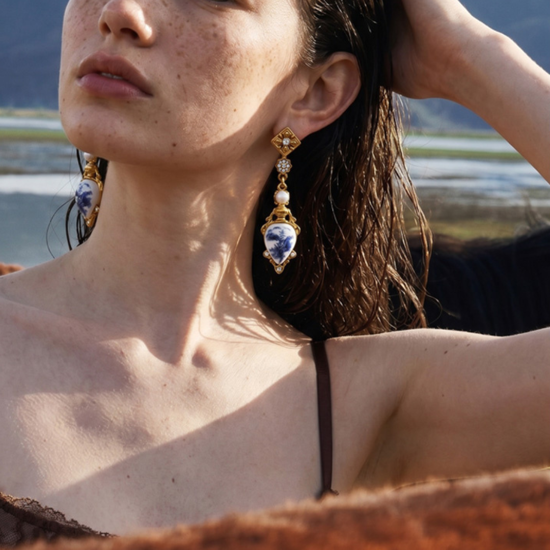 Imperial Blue Charm Necklace