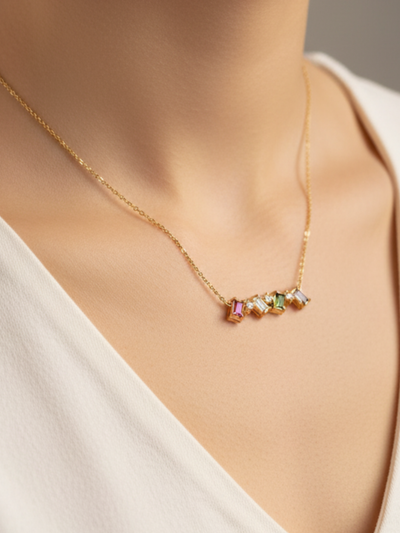 Multicolour Shine Necklace