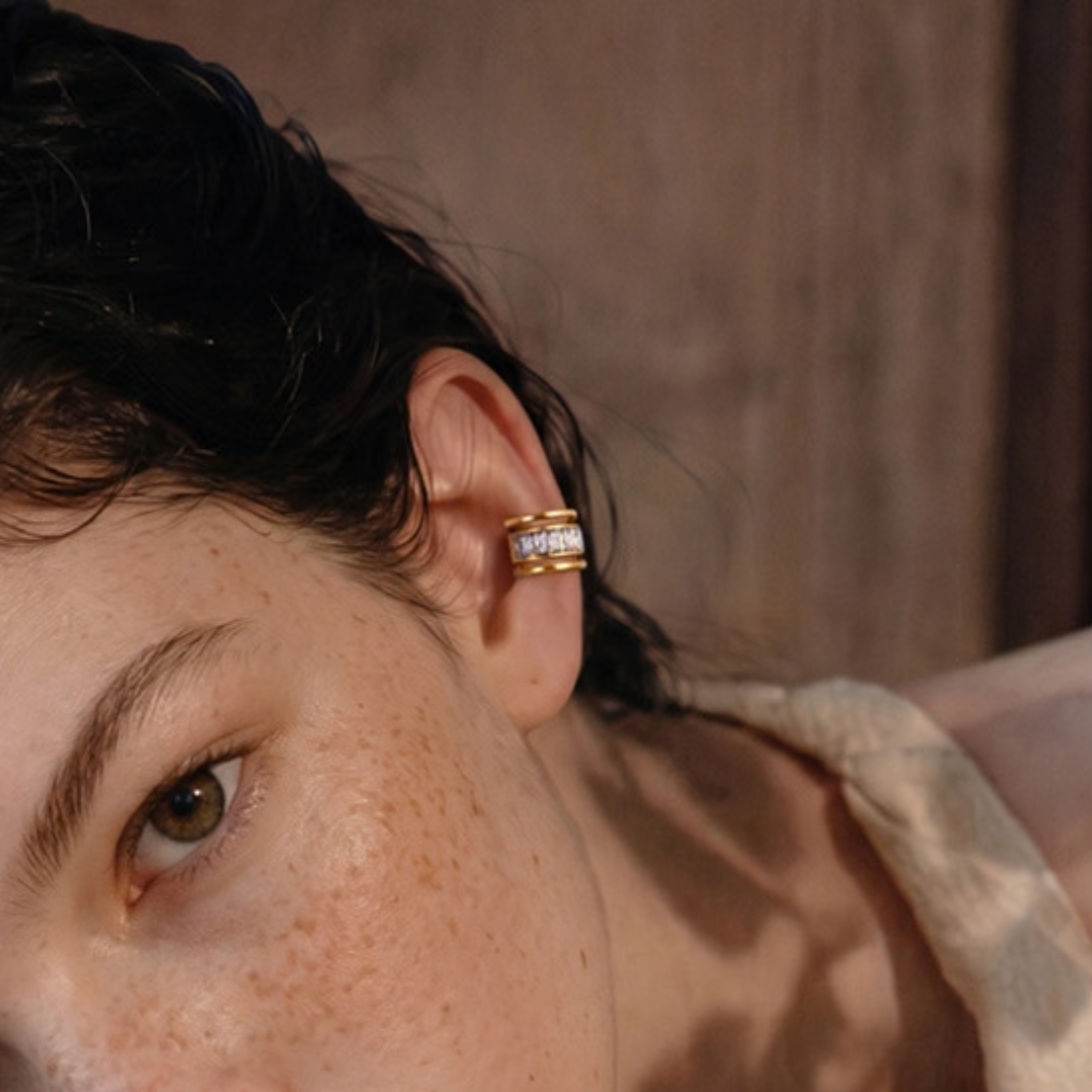 3-Piercing Illusion Ear Cuff