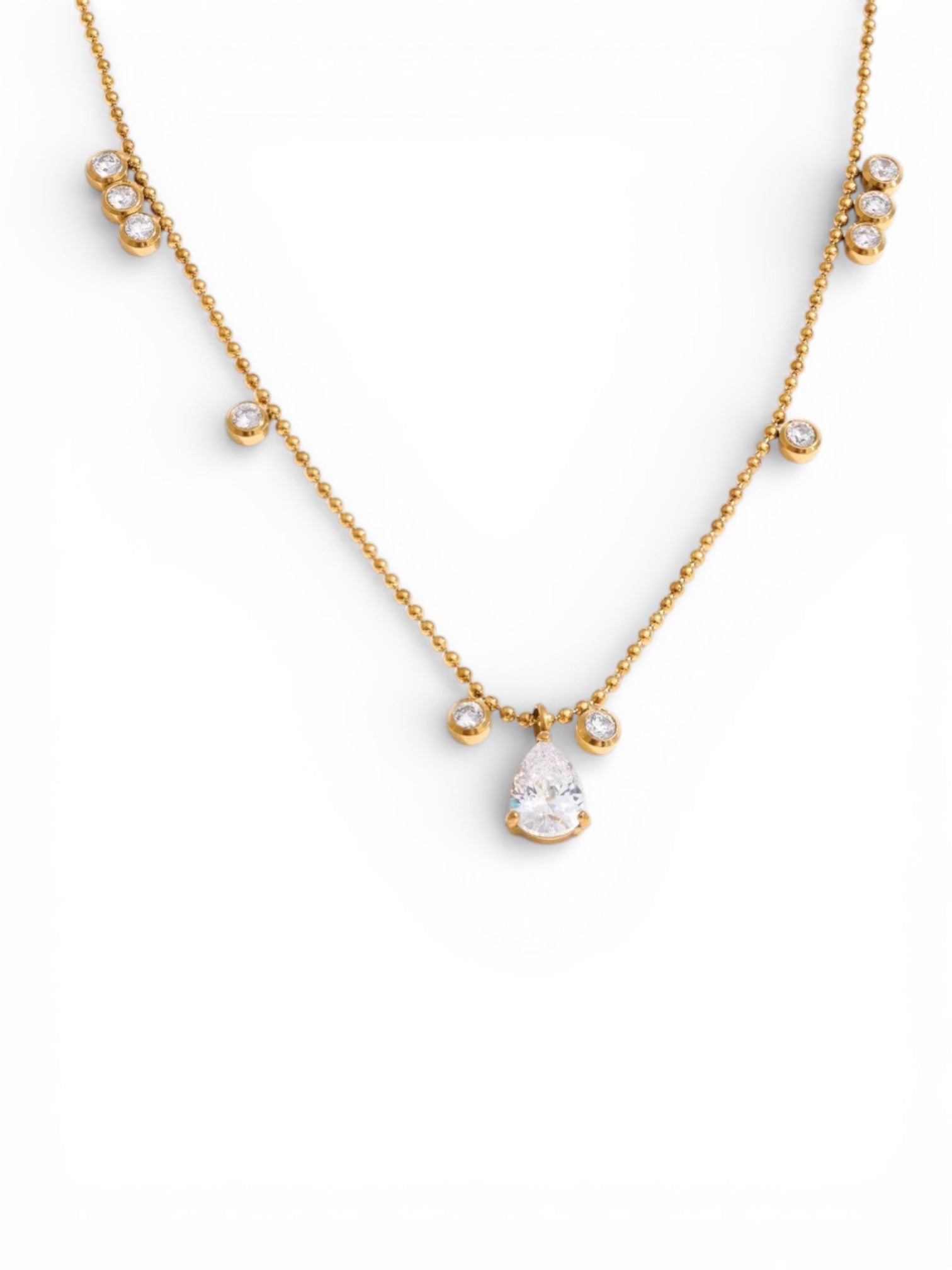 Teardrop Charm Necklace