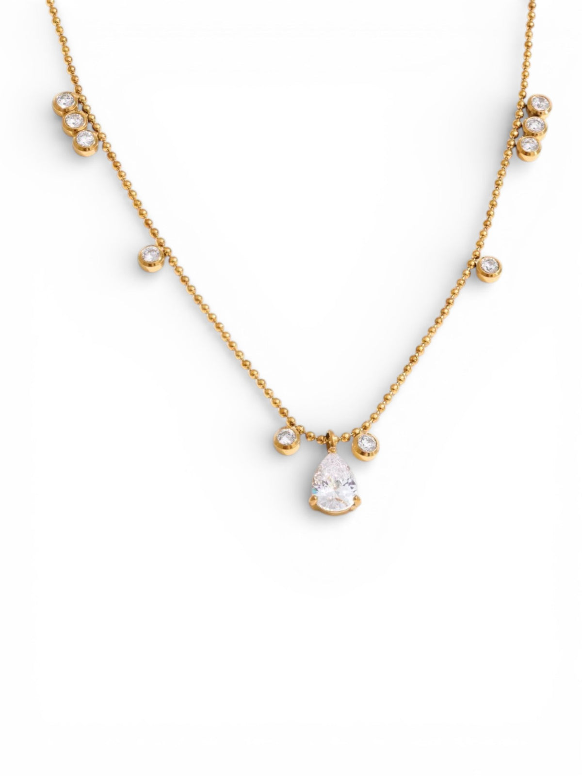 Teardrop Charm Necklace