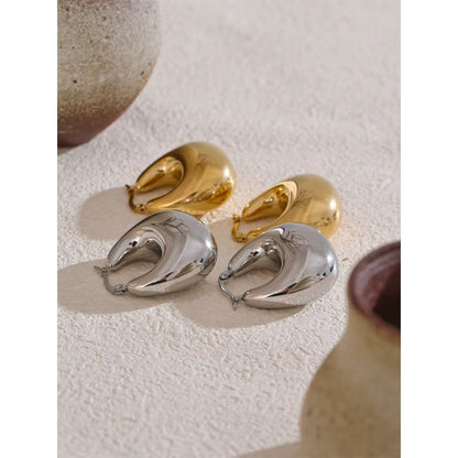 Sculpt Hoop Earrings